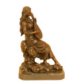 Music Decor Brass Statue Classic Lady Carving Bronze Sculpture Tpy-989
